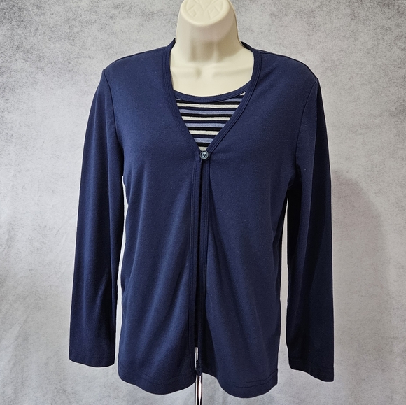 VINTAGE Steven Ross Layered Look Long Sleeve Sweater - Picture 3 of 8